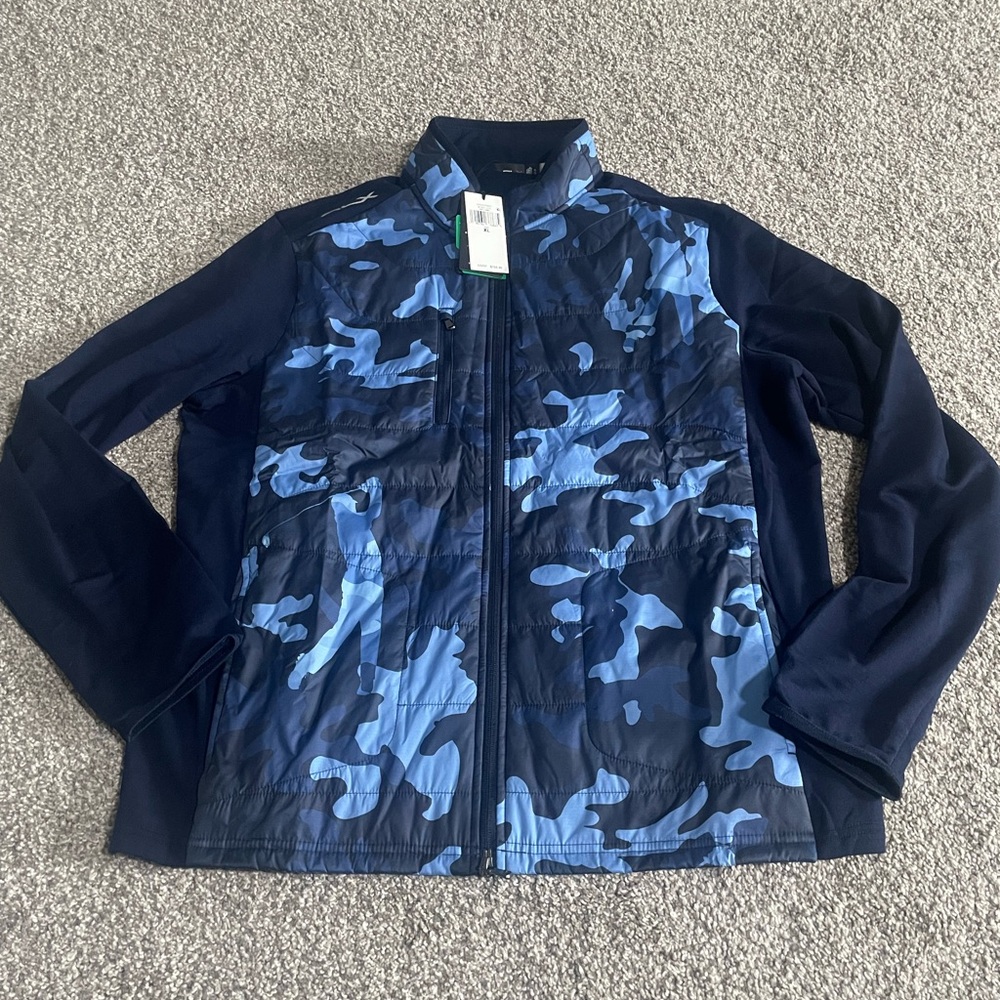 Ralph Lauren Navy and Light Blue Camouflage Jacket